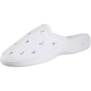 Isotoner Classics Women US 6.5 White Slipper
