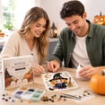 thumbnail image 3 of Sea Glass Art Kit Mosaic Art for Adults, Halloween Witch 5.91 Inch DIY Mosaic Kit with Colorful Pieces Glue and Tweezers, Spooky Craft Home Decor, 3 of 4