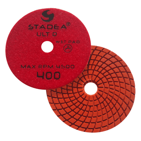 

Stadea PPW104X Granite Polishing Pads 4 Diamond Pad 400 Grit For Granite Quartz Stones Polish