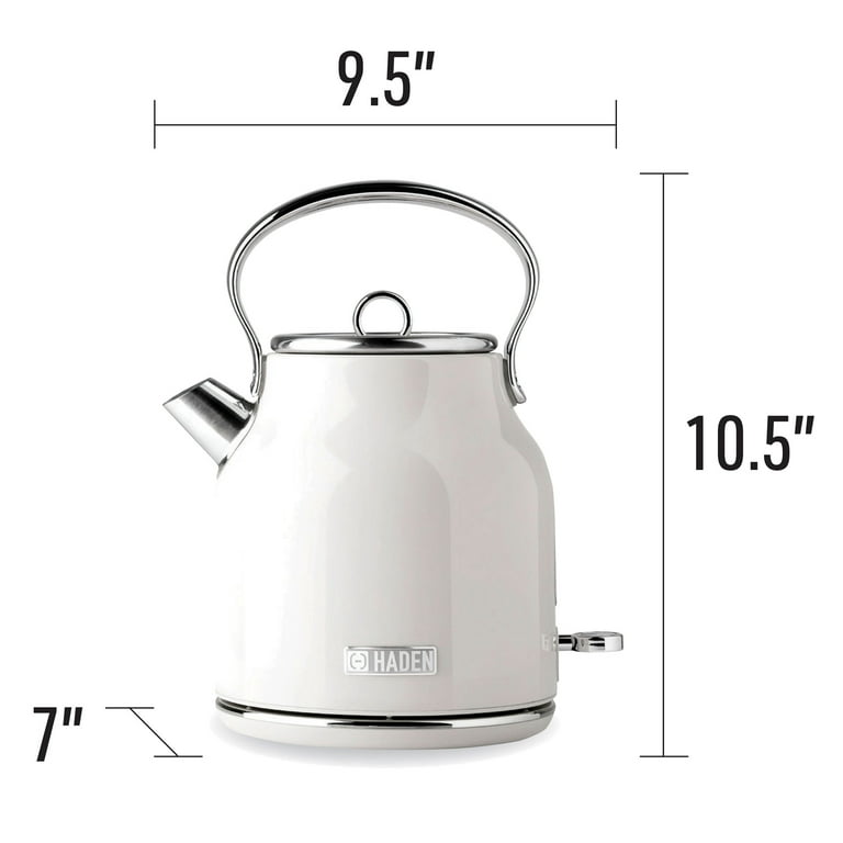 Haden Heritage Stainless Steel Electric Tea Kettle with Toaster,  Black/Copper, 1 Piece - Baker's