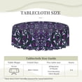 thumbnail image 6 of ZNDUO Kaleidoscope Repeat Pattern Round Tablecloth, Anti-fouling and Anti-wrinkle Washable Polyester Table Cloth, 60 inch, 6 of 8