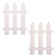 thumbnail image 6 of Arborister White Plastic Garden Fence for Outdoor Decoration - 2pcs, 6 of 10
