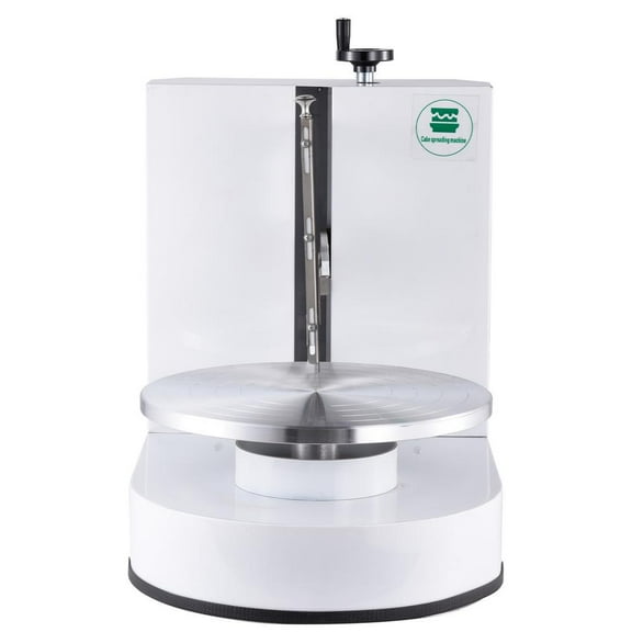 WAASOSCON Cake Decorating Machine, Cake Cream Spreading Coating Smearing Machine, Low Noise Cake Frosting Machine, Turntable with Adjustable Scraper, for 4" to 12" Cake