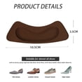 thumbnail image 2 of 4 pares de almohadillas para el talón para zapatos sueltos, almohadillas para el talón ajustadas para zapatos demasiado grandes para hombres y mujeres, 2 of 6