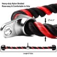 thumbnail image 3 of Deluxe Tricep Rope Pull Down Cable, 27" Rope Length, Easy to Grip & Non-Slip Cable Attachment for Gym Workout Exercise-Red, 3 of 5
