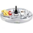 thumbnail image 4 of Soporte inflable de PVC para bebidas, asiento de copa, posavasos de posición porosa, fruta, vino tinto, teléfono móvil, agua inflable, cama de hielo, piscina, plato de comedor, plato de comedor plate TUNC Sencillez, 4 of 5