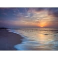 thumbnail image 2 of Frank, Assaf 18x15 White Modern Wood Framed Museum Art Print Titled - Evening view of beautiful beach in Israel, 2 of 4