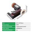 thumbnail image 3 of Amdohai 250W Mini Belt Sander Electric Bench Grinder Sanding Machine 7 Speed Adjustable Control Small Grinder, 3 of 8