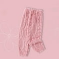 thumbnail image 2 of LUOGENLI Pajamas Girls Christmas Pajamas Size 10-12 Pants Girl's Fuzzy Pajama Pants Elastic Waist Loungewear Pj Pants Girls Christmas Sleepwear Size 12-24 Months 6-7 Years, 2 of 3