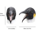 thumbnail image 3 of Máscara de pingüino - Máscara de animal de látex de Halloween Afortunado Sencillez, 3 of 5