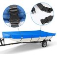 thumbnail image 4 of PET-U 600D 12FT-18FT Marine Grade Heavy Duty Trailerable Boat Cover Replacement for Jon Boat, 4 of 13