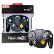 OLD SKOOL FALCON WIRELESS CONTROLLER FOR GAMECUBE - BLACK