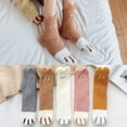 thumbnail image 2 of Girls Socks, Crew Socks for Women Cute Cartoon Cotton Fuzzy Cozy Warm Casual, 2 of 6