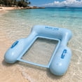 thumbnail image 6 of RBCKVXZ【Inflatable Pool Floats】 Large Water Floating Sofa Bed with Headrest, Blow Up Lounge Chair, Summer Beach, Swimming Pool Party, 6 of 7
