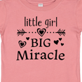 thumbnail image 4 of Inktastic Little Girl, Big Miracle Girls Baby T-Shirt, 4 of 5