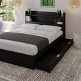 thumbnail image 4 of Nexera Hunter Platform Bed with Headboard, 4 of 8