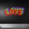 thumbnail image 2 of Glowneon Handmade Love Lgbt Neon Sign, Love Lgbt Led Light, Love Lgbt Led Sign, Love Rainbow Neon, 2 of 4