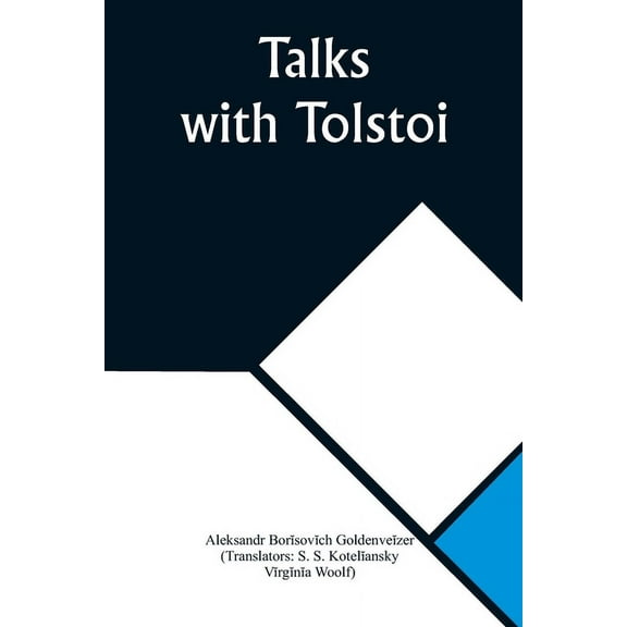 Talks with Tolstoi, (Paperback)
