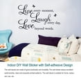 thumbnail image 4 of Wosthever Wall Decal Indoor Self-adhesive Scene Layout Room Adornments Window Living English Sticker Ornament Background Adorn Sentence Type3 NO3, 4 of 6