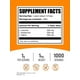 thumbnail image 2 of BCAA Powder BulkSupplements.com BCAA 2:1:1 1 kg sin sabor, 2 of 6