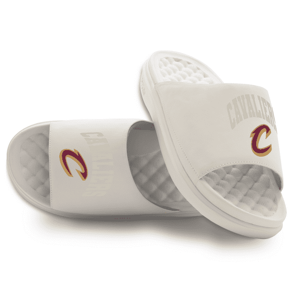 Unisex ISlide Cream Cleveland Cavaliers Tonal Pop Motive Slide Sandals