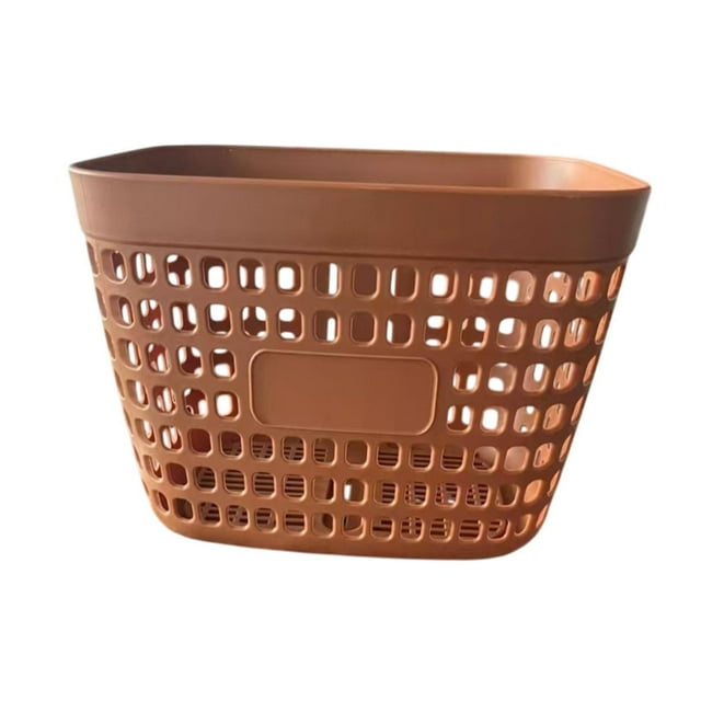 Cesta delantera para bicicleta eléctrica Cesta delantera para bicicleta Organizador versátil de artículos diversos para Marrón