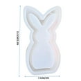 thumbnail image 3 of Moules en Silicone DIY pour Artisanat de Pâques - Moules de Moulage Lapin pour Bijoux en Résine Plâtre, 3 of 8