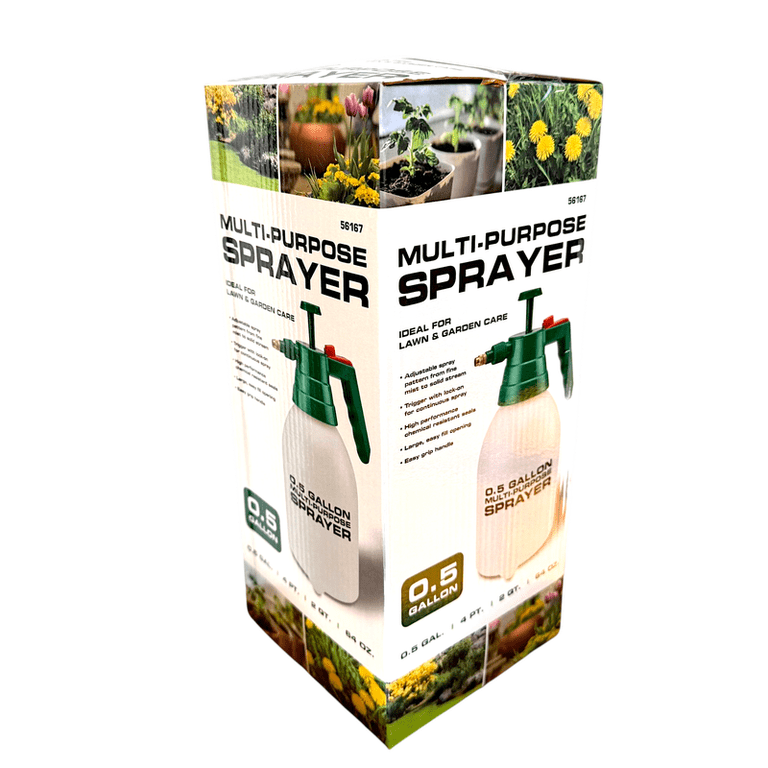 Greenwood 0.5 Gallon Multipurpose Handheld Water Pump Sprayer for Garden  Use - Walmart.com