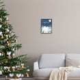 thumbnail image 2 of Happy Holidays Winter Snow Bears Holiday Graphic Art Black Framed Art Print Wall Art, 2 of 8