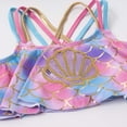 thumbnail image 6 of Gradient Summer Bikini Swimsuit Set For Girls Featuring Ll Sequins And Print Design, 6 of 6