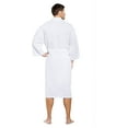 thumbnail image 3 of Turquaz Linen Lightweight Long Waffle Kimono Spa Robe for Men, 3 of 3