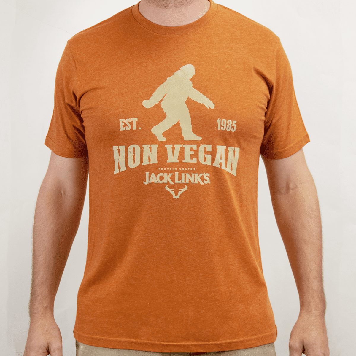 Jack Link's Men's Non Vegan Sasquatch Short Sleeve T-Shirt- M