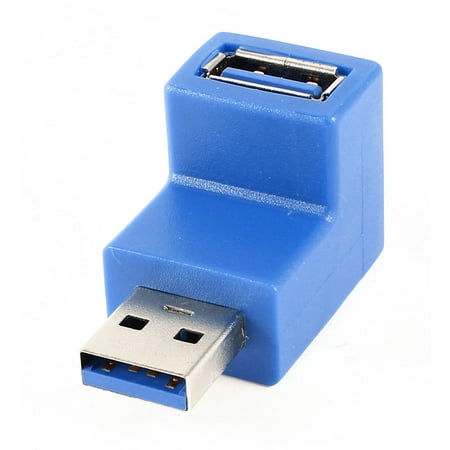 - USB 3.0 5Gbps A Male to Female 90 Degree Converter Adapter Connector