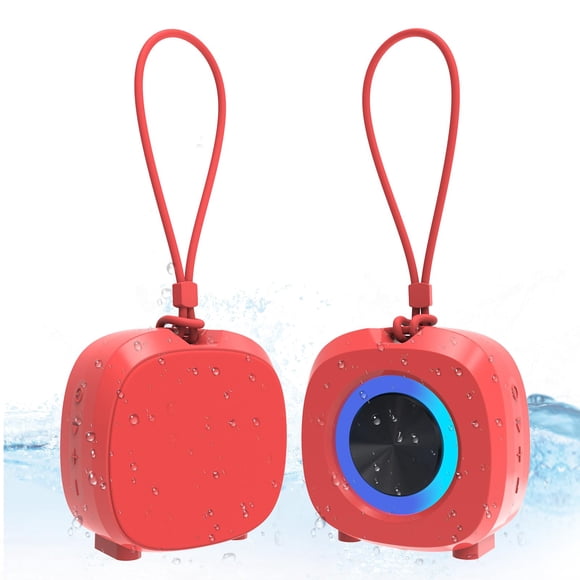 Altavoz Bluetooth ZZB portátil con luces TWS IPX5 a prueba de agua