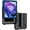Blue, variant on Case and Belt Clip COMBO for Motorola RAZR+ 2026/2025/2024, Nakedcellphone Slim Hard Shell Cover and [Rotating/Ratchet] Holster Holder for Moto RAZR PLUS Flip Phone - Black