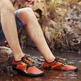 thumbnail image 5 of Domzle Water Shoes for Men Women Beach Barefoot Swim Pool Shoes Aqua Socks | Anti-Slip Breathable Quick Dry Lightweight Slip-on, Outdoor Sport Hiking Walking Boating Fishing Diving Surfing Saffron, 5 of 9