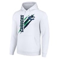 thumbnail image 2 of Men's Starter  White Vancouver Canucks Color Scratch Fleece Pullover Hoodie, 2 of 3