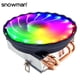 thumbnail image 2 of Muñeco de nieve 4 tubos de calor enfriador de CPU RGB 120mm PWM 4 pines PC radiador silencioso Intel LGA 2011 1700 1150 1151 1155 AMD AM3 CPU ventilador de refrigeración Tan Jianjun unisex, 2 of 2