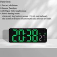 thumbnail image 2 of USB Powered Digital Alarm Clock Date Display Timing Function Brightness Adjustment Two Sets of alarms 12/24H Snooze LED Clock (Blue), 2 of 6