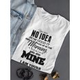 thumbnail image 3 of Youre Mine & Im Yours Love Quote T-Shirt Women -Image by Shutterstock, Female Large, 3 of 4