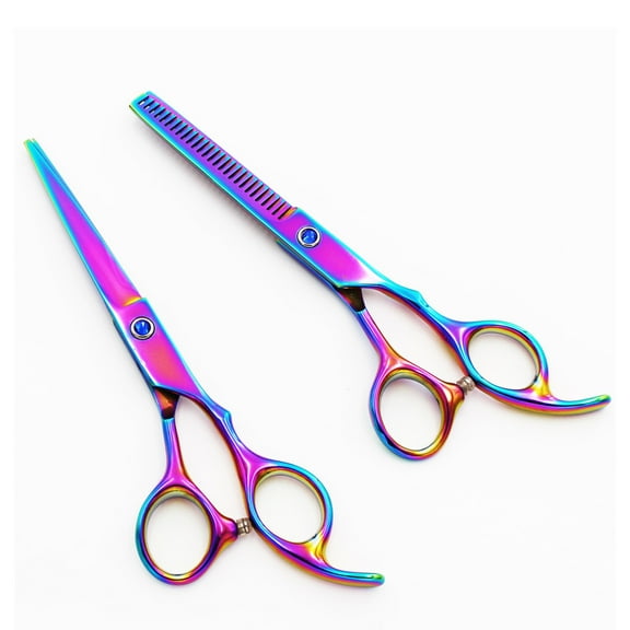 6.0 inch Barber Hair Cutting Scissor and Thinning Shears - for Professional Hairstlist