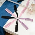 thumbnail image 3 of Mini Detangling Comb PS Material Portable for Eyelashes Eyebrows Fringe Gentle Grooming Daily Beauty Makeup Use, 3 of 6