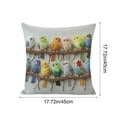 thumbnail image 4 of Cheapark Cute Bird Decorative Pillow Set - Soft Plush Cushions for Living Room & Bedside, Festive Design Enhances Holiday Home Ambiance & Seating, 4 of 6