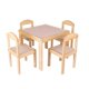 thumbnail image 1 of Set comedor infantil de madera barnizada Duduk rosa Duduk COM-OSL, 1 of 2