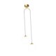 thumbnail image 1 of Lámpara colgante de doble cabezal, accesorio de iluminación decorativo, base E27, lámpara de techo, de araña para cafetería, cocina, isla, restaurante Color dorado, 1 of 8