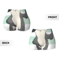 thumbnail image 3 of Sigee Cute Raccoon Print Women's High Waist Workout Shorts - Squat Proof, Tummy Control, Yoga and Gym Activewear-Medium, 3 of 9