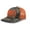 Breakup Camo/Orange/Breakup Camo, variant on Hunting and Fishing Outdoors American Flag Mens Embroidered Mesh Back Trucker Hat, Charcoal/Orange