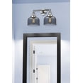 thumbnail image 4 of 208-PC-G73 Innovations Lighting Bell - 2 Light Bath Vanity In Industrial Style-12 Inches Tall and 19 Inches Wide-Polished Chrome Finish-Light Smoke, 4 of 4