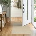 thumbnail image 2 of ODIKA 2'x3' Oatmeal Subtle Gradient Transitional Modern Clean Edge Washable Throw Rug None for Hallway, Study Room, Non-Slip Low Profile, Flatwoven, 2 of 7