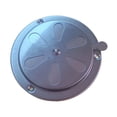 thumbnail image 1 of Cubierta de ventilación de aire de fumador de barbacoa, amortiguador de parrilla, cubierta de ventilación de horno ajustable de acero inoxidable, 125 mm de diámetro, 1 of 8